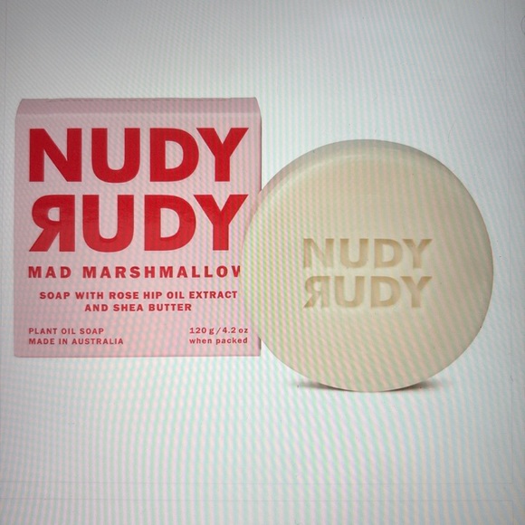 🌹🧼🌹 NUDY RUDY MAD MARSHMALLOW BAR SOAP PUCK 🌹🧼🌹 NWT 🌹🧼🌹 - Picture 2 of 16